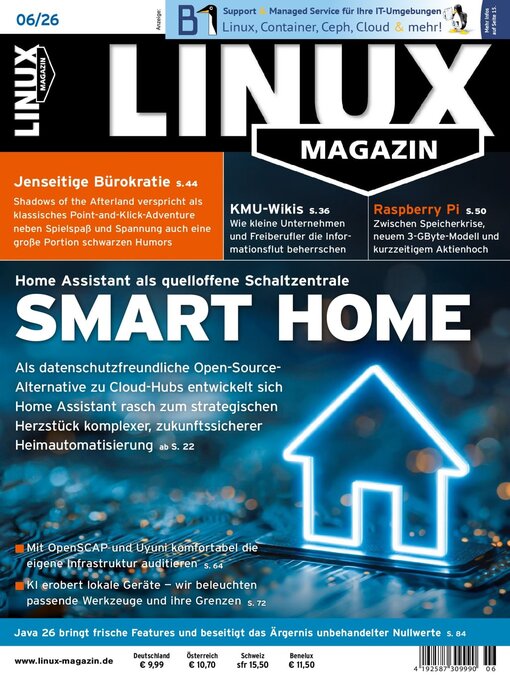 Cover image for Linux Magazin Germany